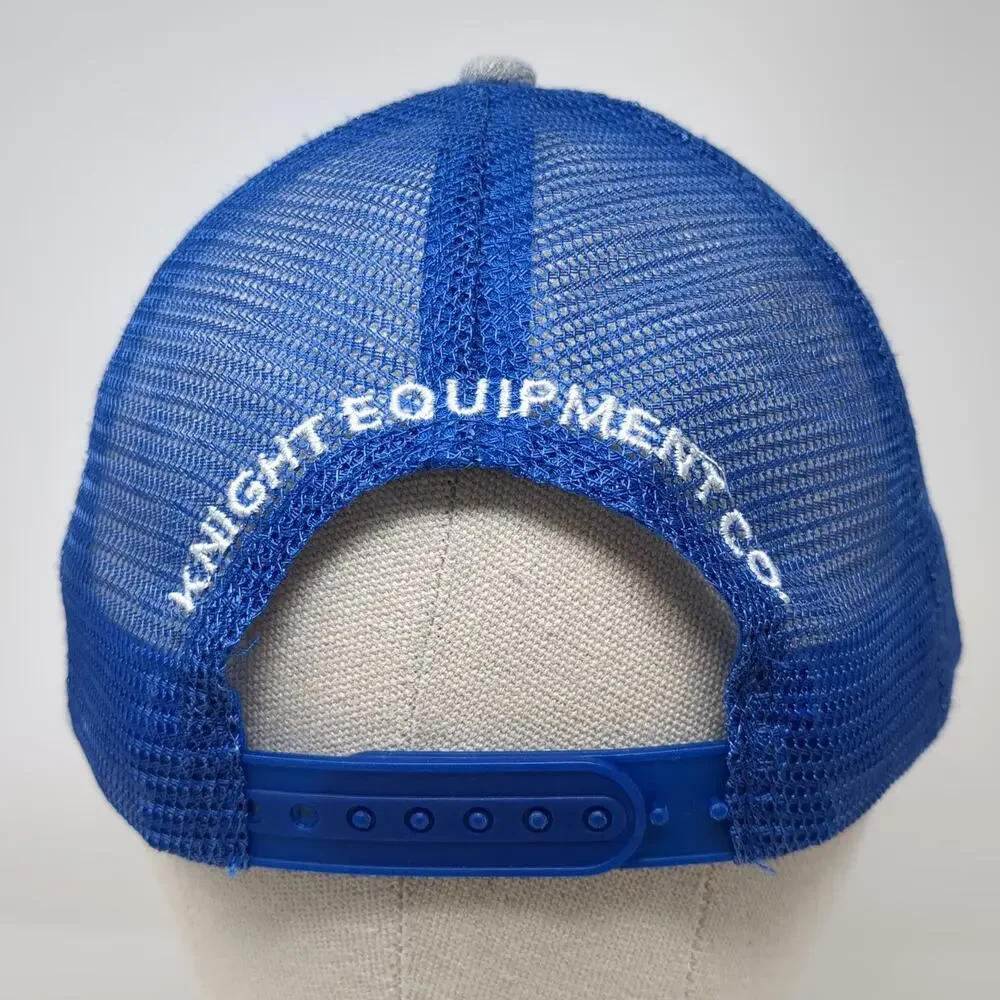 Knight Equipment Co Trucker Hat Gray Blue Red One Size RMLA Ski Lift 2024 Mtn